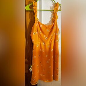 Super Cute Golden Yellow  Medium Dress